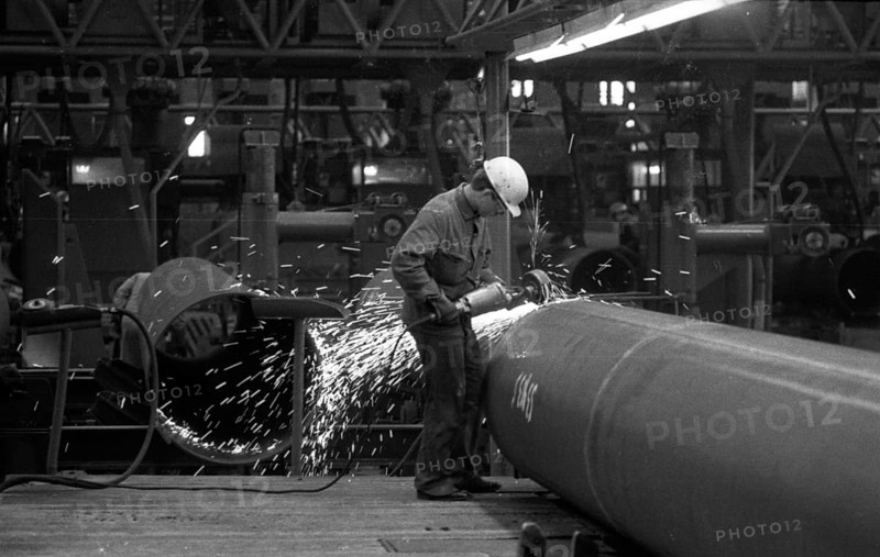 The Thyssen pipe mill