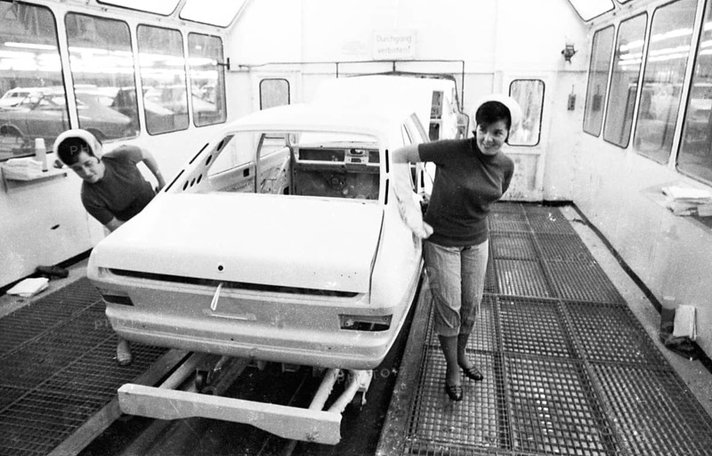 Manual labour in the car industry