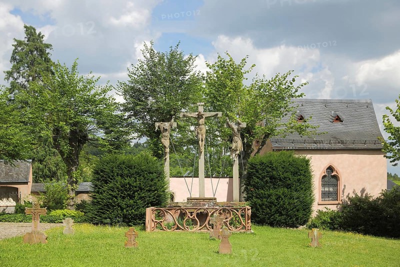 Crucifixion group at the St. Valentinus and Dionysius Church