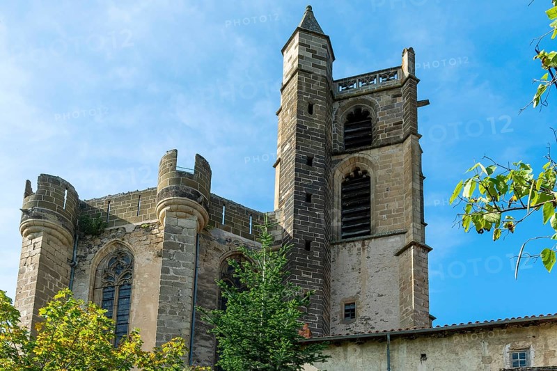 Lavoute Chilhac labelled Les Plus Beaux Villages de France. Priory Sainte-Croix