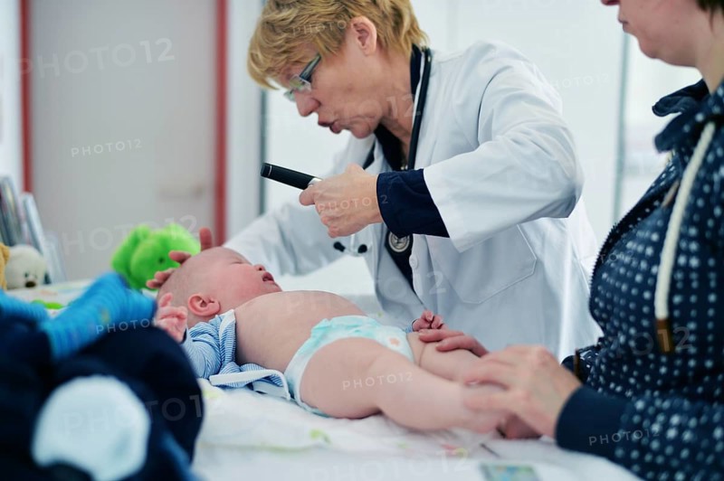 In the family doctor's consultation. Paediatrics