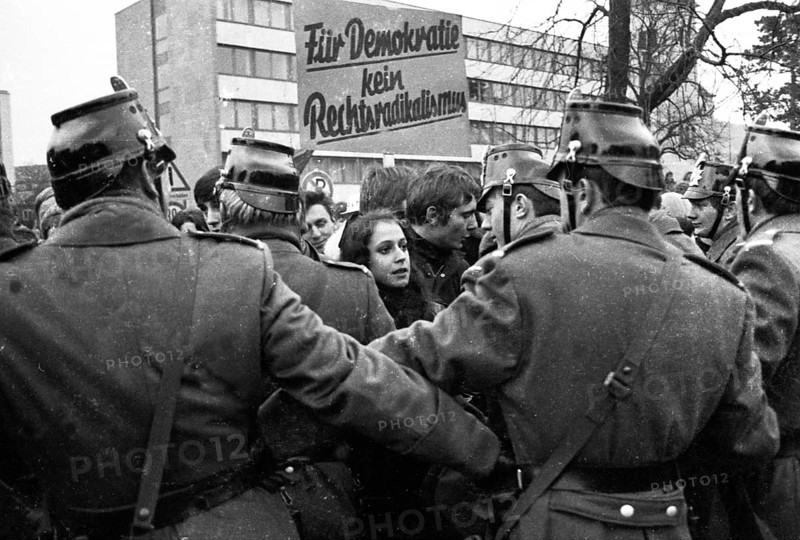 Several hundred demonstrators