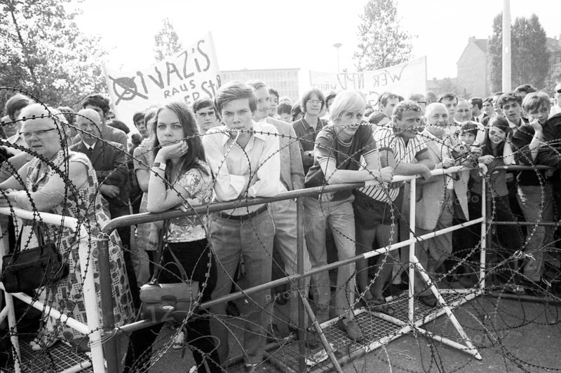 Election campaign appearances in 1969 by the radical right-wing NPD