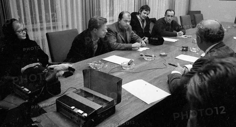 Representatives of the DKP-affiliated SDAJ