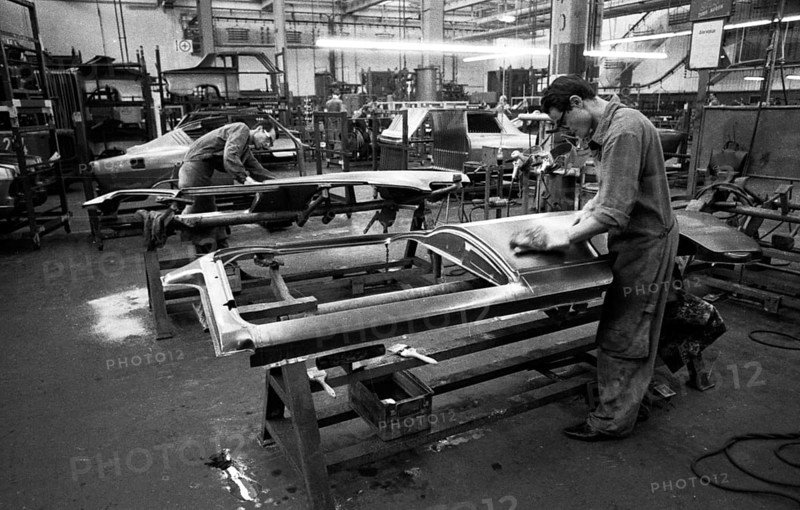 Manual labour in the car industry
