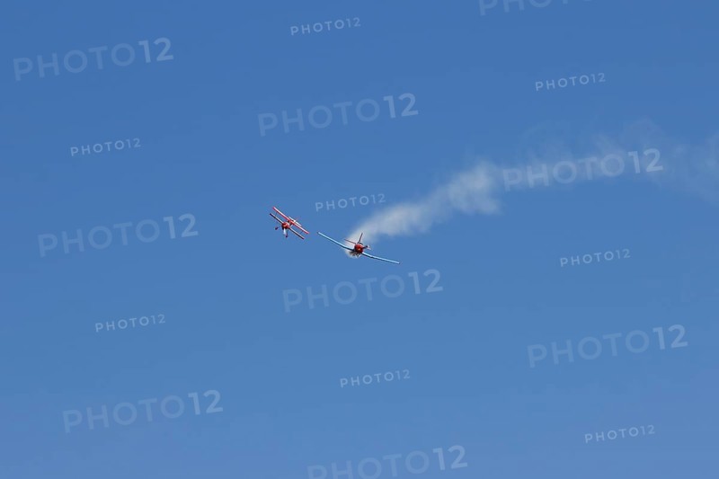 Yak and Biplane demonstration flight