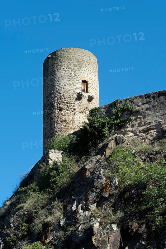 Dungeon of the castle of Saint Floret village designated â€œPetite Cite de Caractere