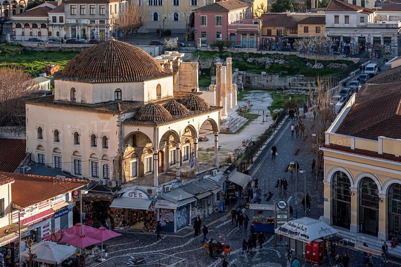 View of the Old Town of Athens