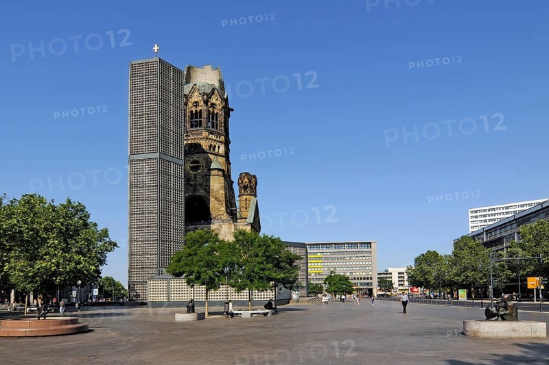 Breitscheidplatz with Kaiser Wilhelm Memorial Church