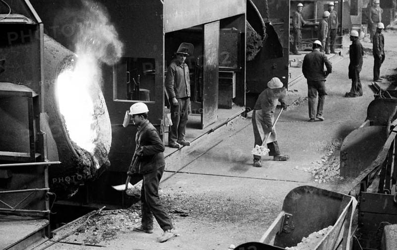 The production of steel products