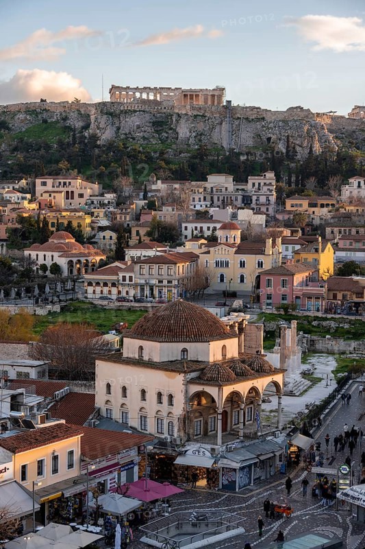 View of the Old Town of Athens