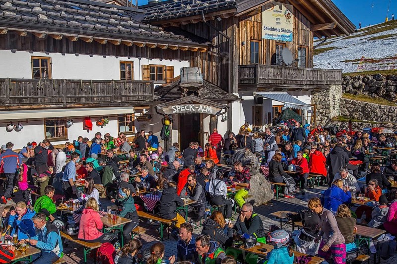 Speck-Alm mountain inn and apres-ski hut