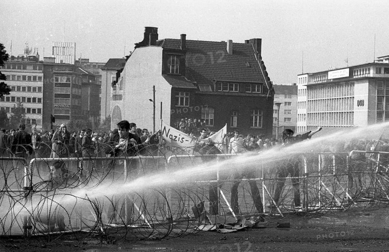 During the election campaign of the right-wing National Democratic Party of Germany