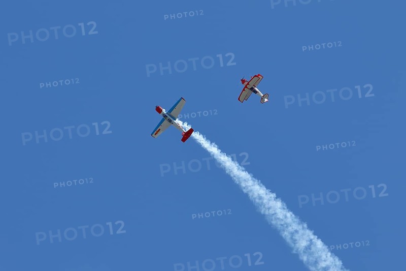 Yak and Biplane demonstration flight