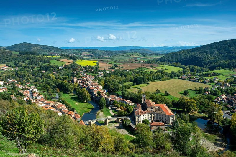 Lavoute Chilhac labelled Les Plus Beaux Villages de France. on river Allier