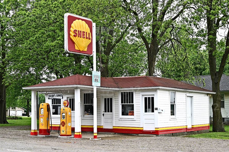 Soulsby Shell Station of 1926