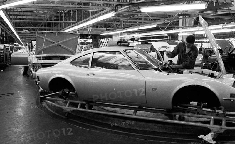 Manual labour in the car industry