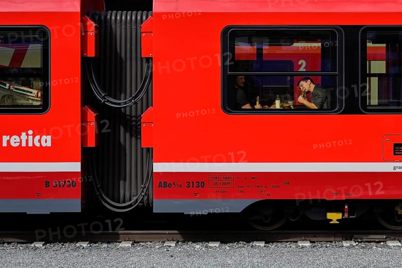Passenger train RHB Rhaetian Railway
