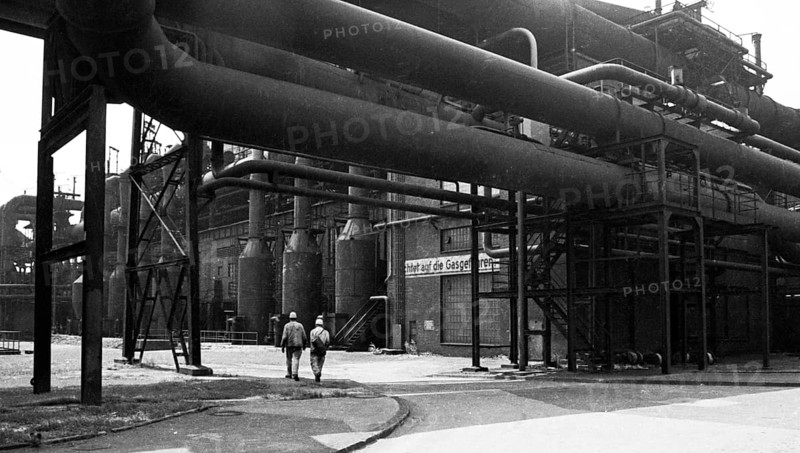 The Oxygen steelworks Phoenix of Hoesch AG on 25. 7. 1973 produced steel. Today