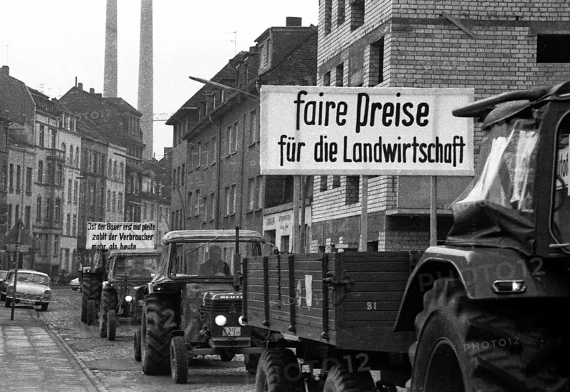 With tractors