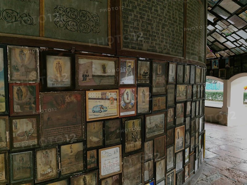 Votive tablets in the circuit around the Chapel of Grace in Altoetting