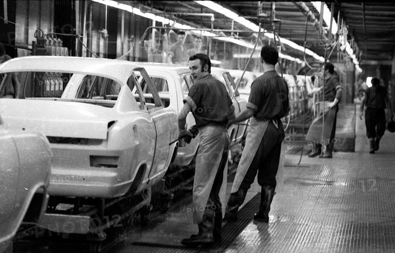 Manual labour in the car industry