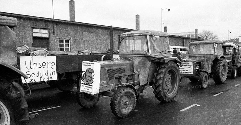 With tractors