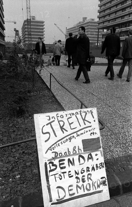 The Ruhr Action against the Emergency Laws in 1968 turned against the emergency legislation with numerous local actions by students