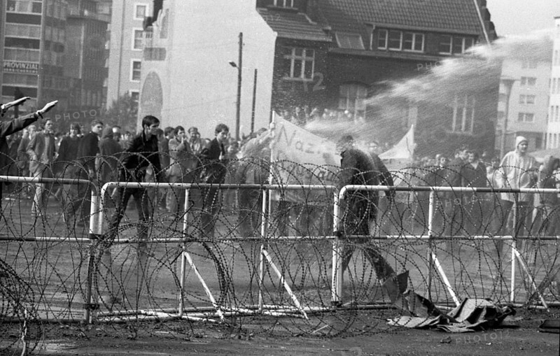 During the election campaign of the right-wing National Democratic Party of Germany