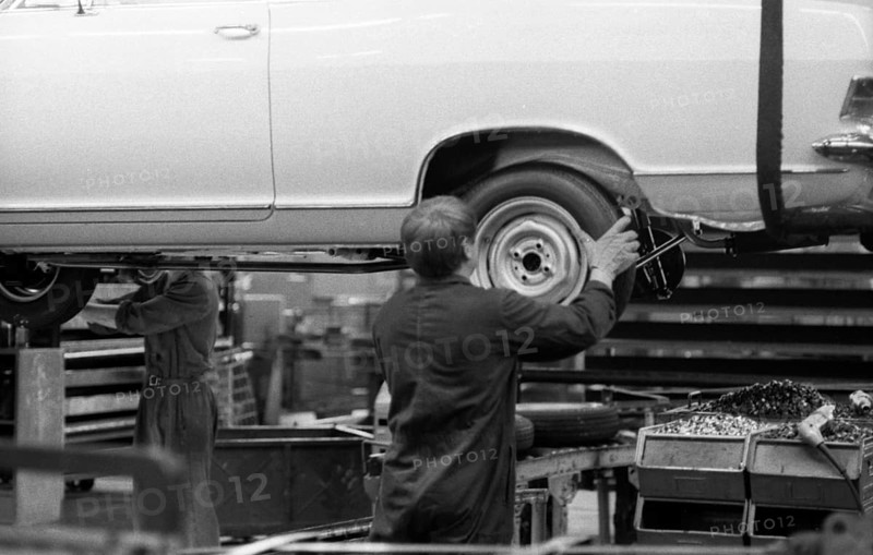 Manual labour in the car industry