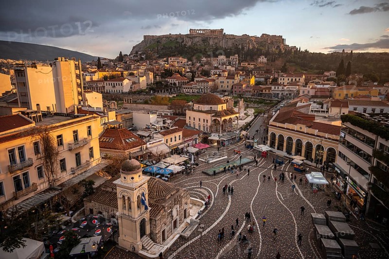 View of the Old Town of Athens
