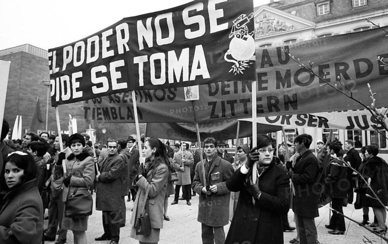 Spanish guest workers and German students demonstrated in Bonn in 1970 against the oppression of the Franco dictatorship