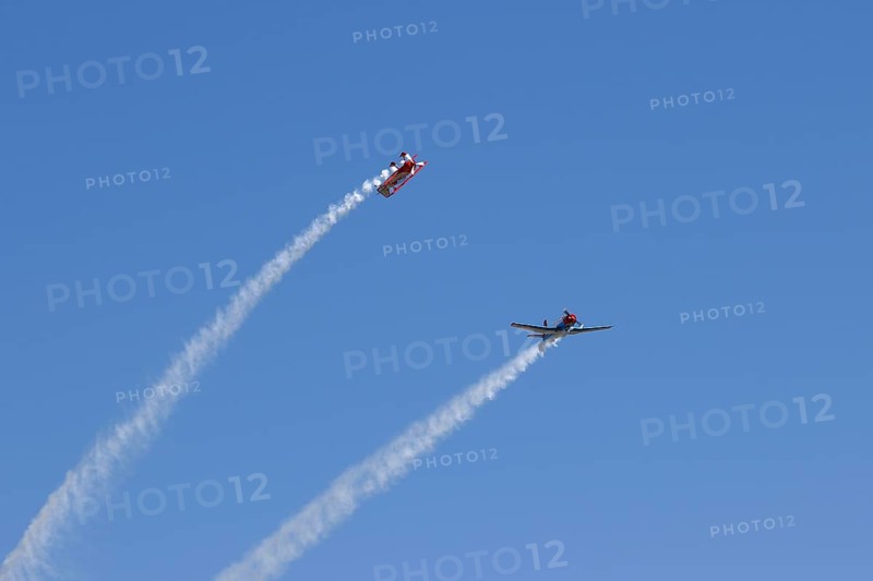 Yak and Biplane demonstration flight