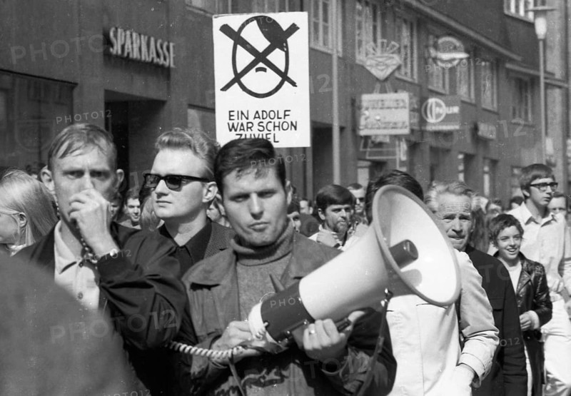 Election campaign appearances in 1969 by the radical right-wing NPD