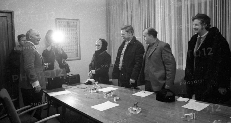 Representatives of the DKP-affiliated SDAJ