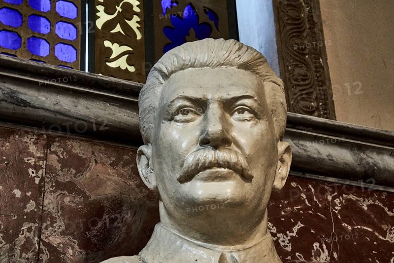 Head of the statue of Josef Stalin