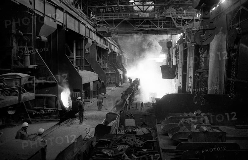 The production of steel products