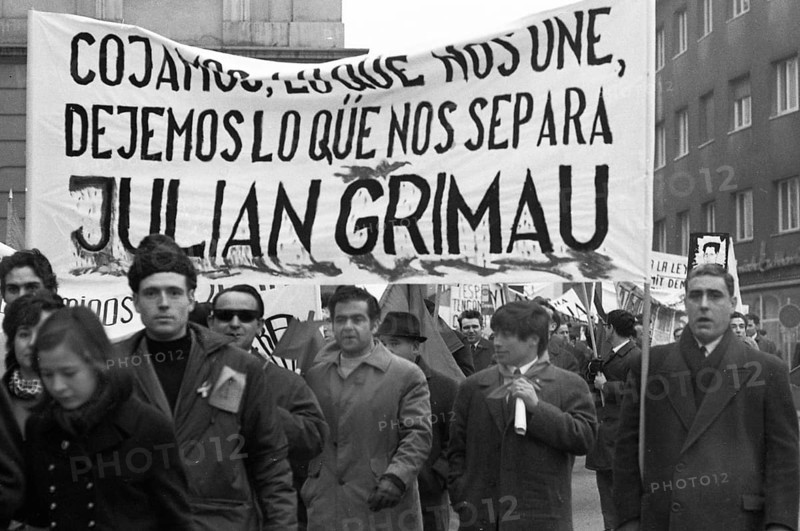 Spanish guest workers and German students demonstrated in Bonn in 1970 against the oppression of the Franco dictatorship