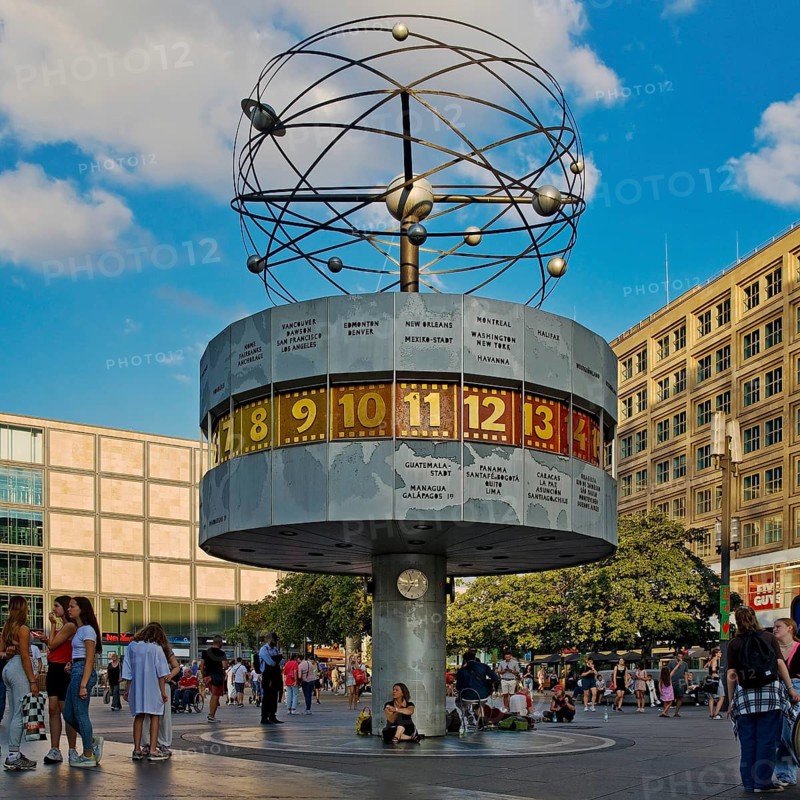 Urania World Time Clock on Alexanderplatz