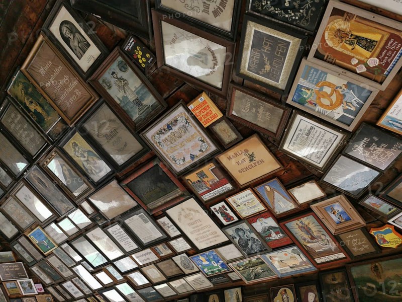 Votive tablets in the circuit around the Chapel of Grace in Altoetting