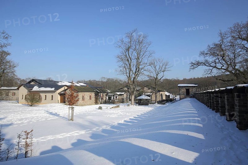 Inner courtyard with buildings