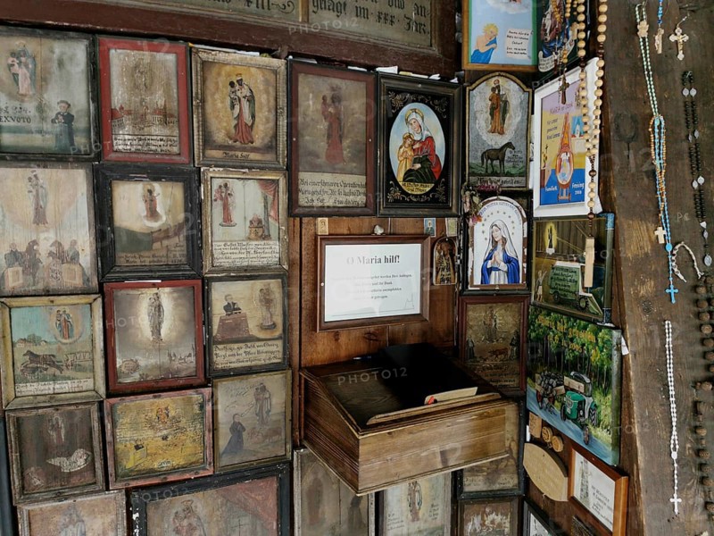 Votive tablets in the circuit around the Chapel of Grace in Altoetting