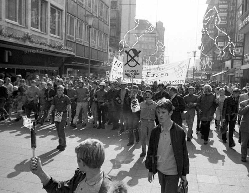 Election campaign appearances in 1969 by the radical right-wing NPD