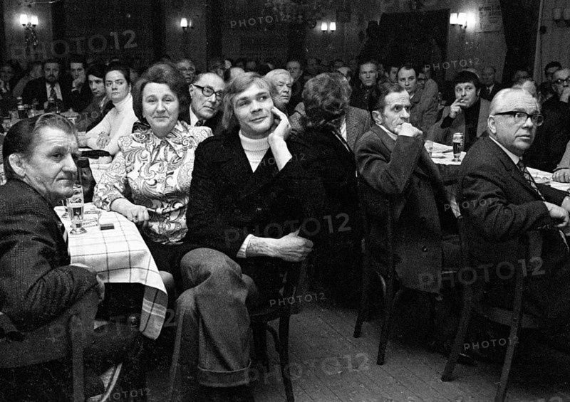 Concerned faces predominate at the tenants' protest meeting of RAG