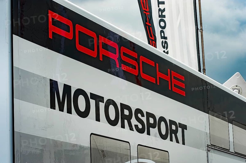 Lettering of racing department Logo Porsche Motorsport