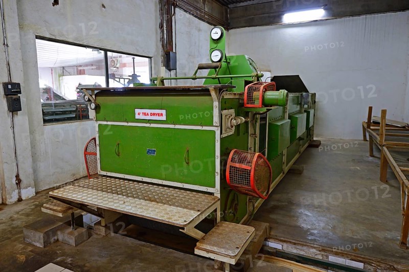 70 year old but still working machine for drying the cut tea of the Seyte Tea Company