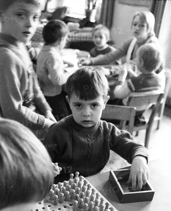 This colliery kindergarten with lots of music and paintings by Ruhrkohle AG
