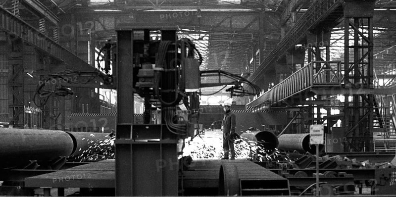 The Thyssen pipe mill