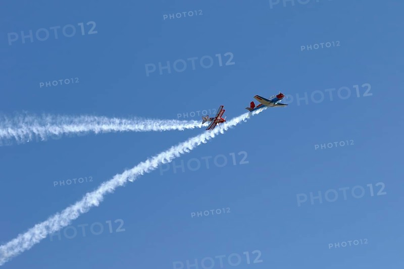 Yak and Biplane demonstration flight