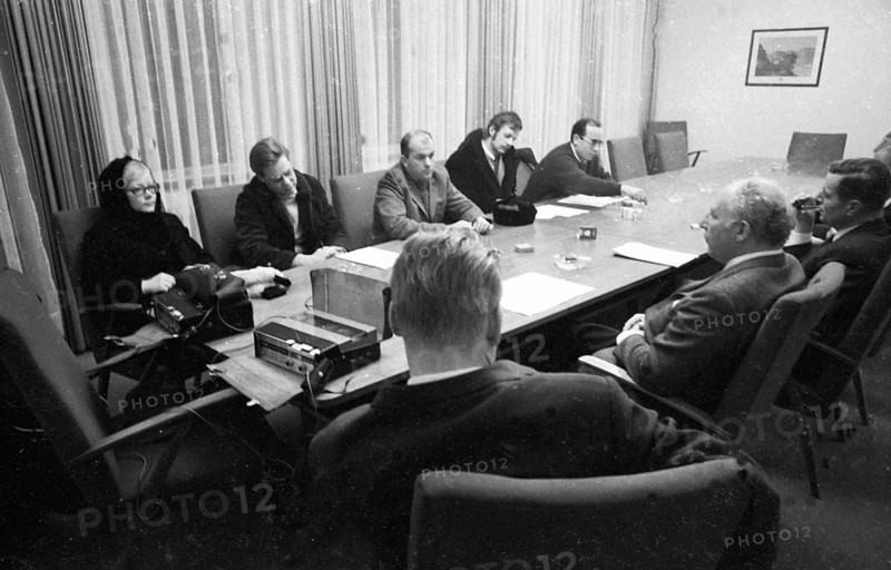 Representatives of the DKP-affiliated SDAJ